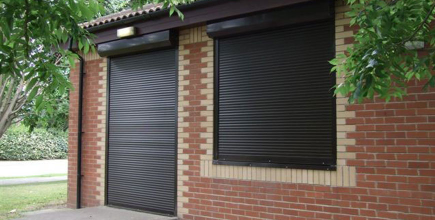 Domestic Shutters - WP36 Double Skinned Extruded Aluminium Shutter - High Security