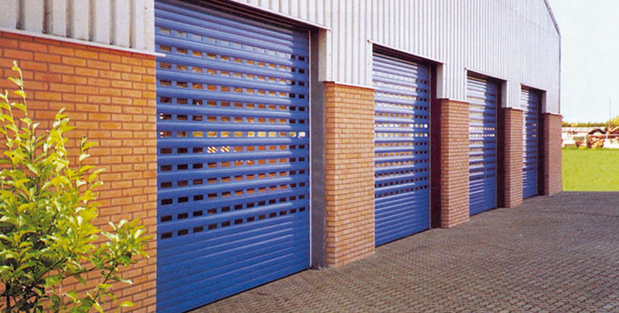 Security Shutters - WP77 Double Skinned Punched Aluminium Shutter - High Security