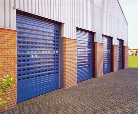 Security Shutters - WP77 Double Skinned Punched Aluminium